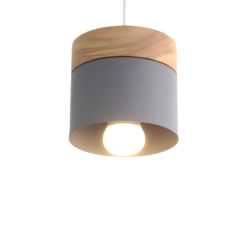 Houten hanglamp