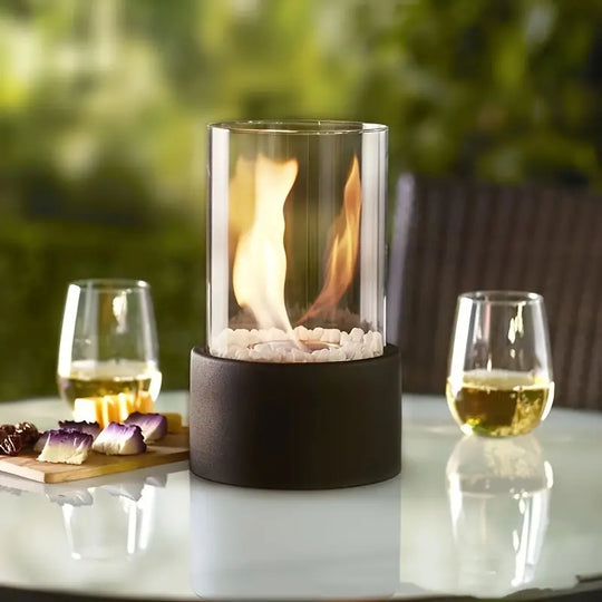 Moderne Draagbare Mini Vuurplaats Tafel Lamp