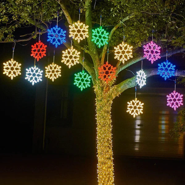 Waterdichte LED-Sneeuwvloklamp