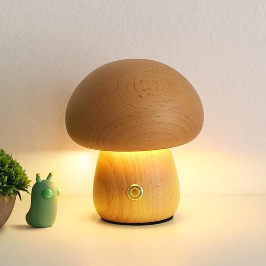 Nachtlamp in Paddenstoelvorm