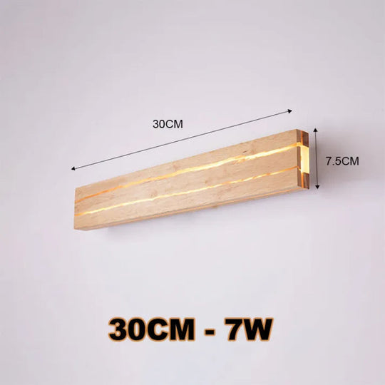 Moderne Houten Riss Wandlamp