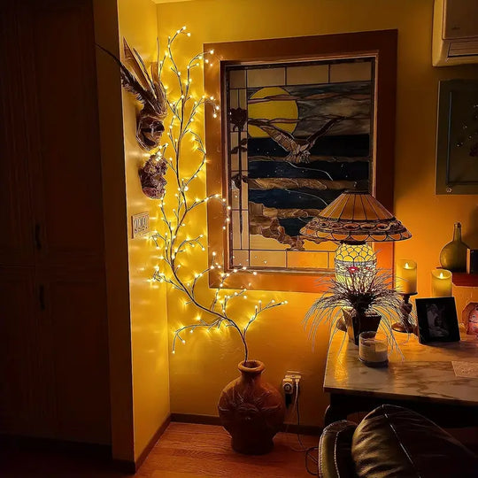 Buigbare Wilgentak Lamp met 72/96 LEDs