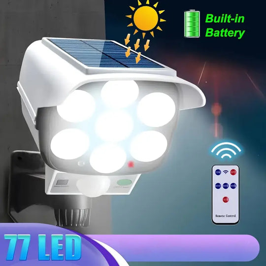 Solar LED Beveiligingsspot