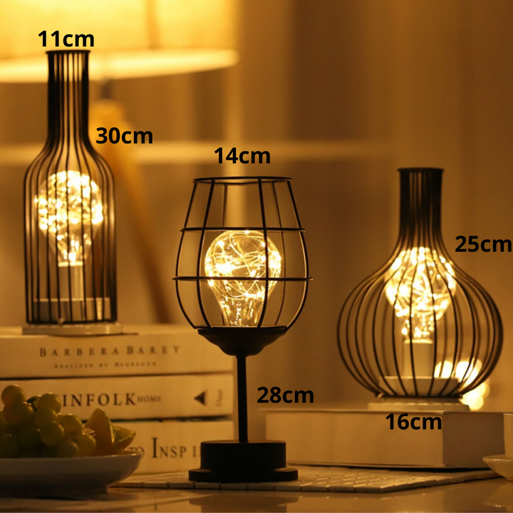 3D Kristallen Kwallen USB Nachtlamp