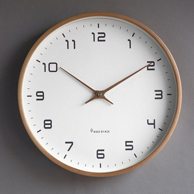 NordicTime Houten Wandklok