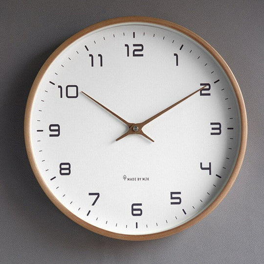 NordicTime Houten Wandklok