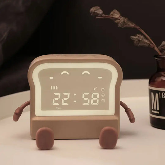 Leuke Toast-vormige LED Alarmklok & Timer