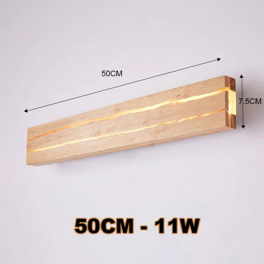 Moderne Houten Riss Wandlamp