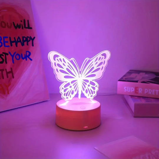 LED Vlinder Nachtlamp