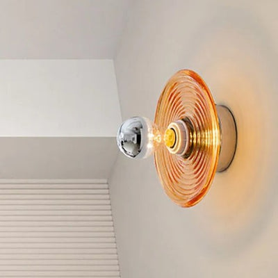 Vintage LED Glazen Wandlamp