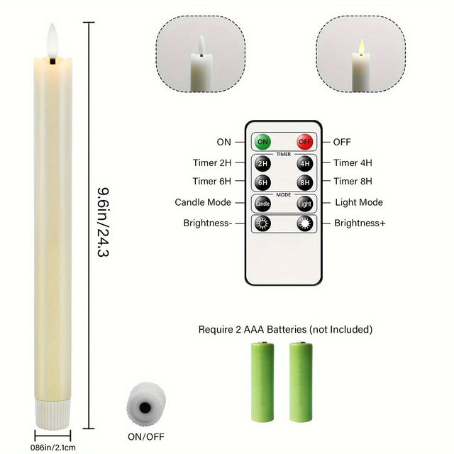Flammenloser LED-Kerzenstab