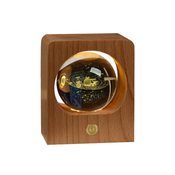 3D Kristallen Kwallen USB Nachtlamp