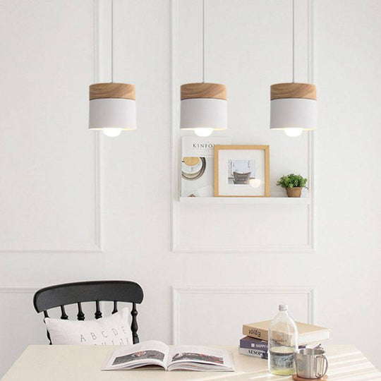 Houten hanglamp