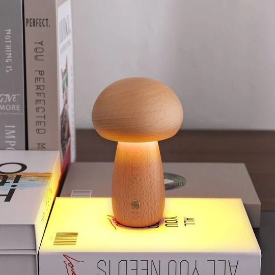 Nachtlamp in Paddenstoelvorm