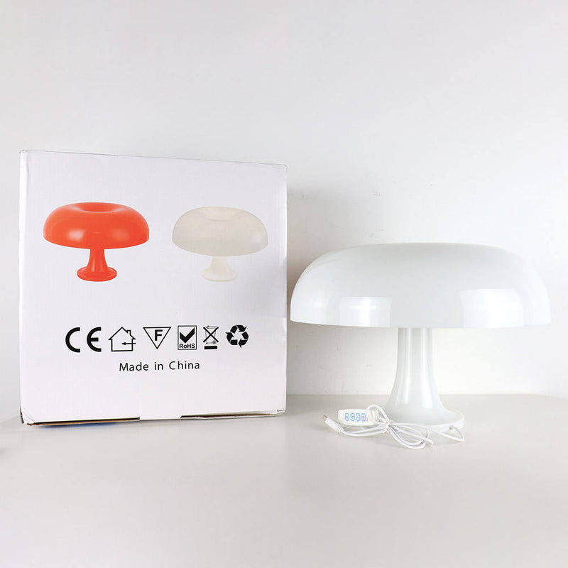 Minimalistische Tafellamp in Paddenstoelvorm