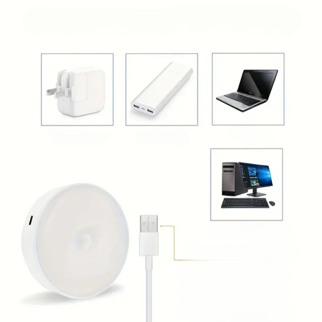 3 Stuks LED Nachtlamp met Bewegingssensor