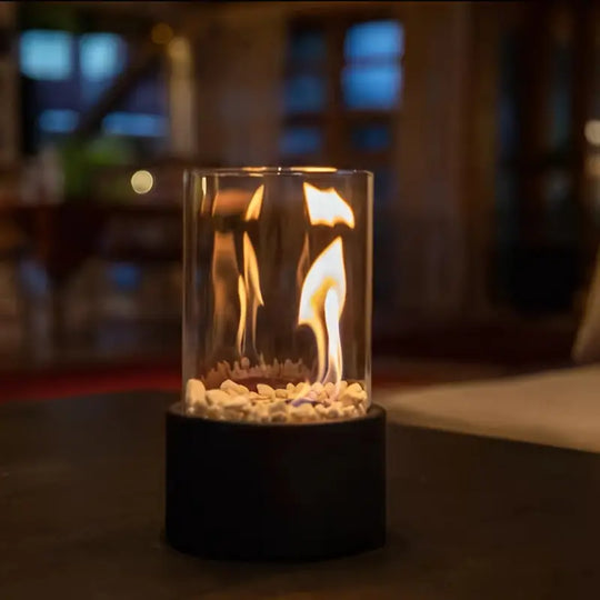 Moderne Draagbare Mini Vuurplaats Tafel Lamp