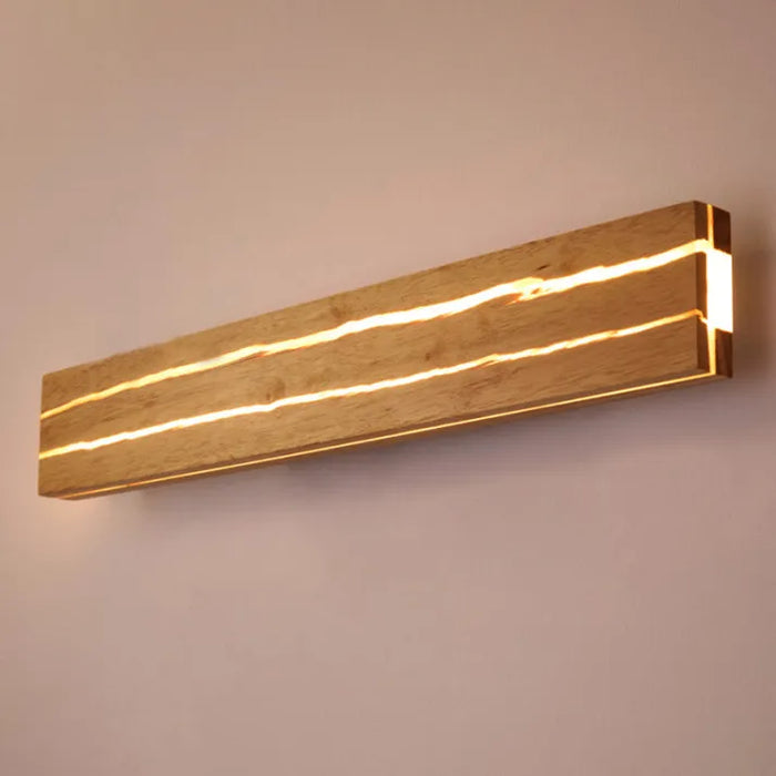 Moderne Houten Riss Wandlamp