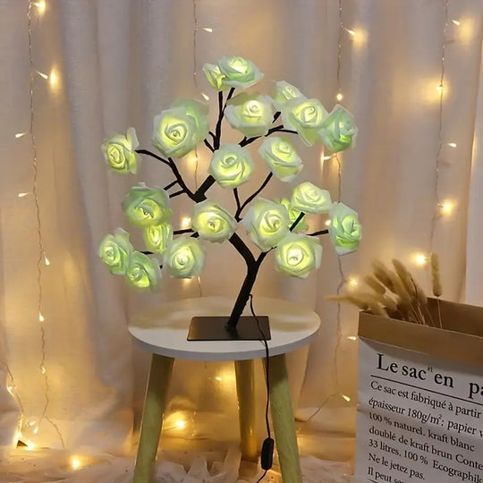 LED Rozenbloem Tafel Lamp