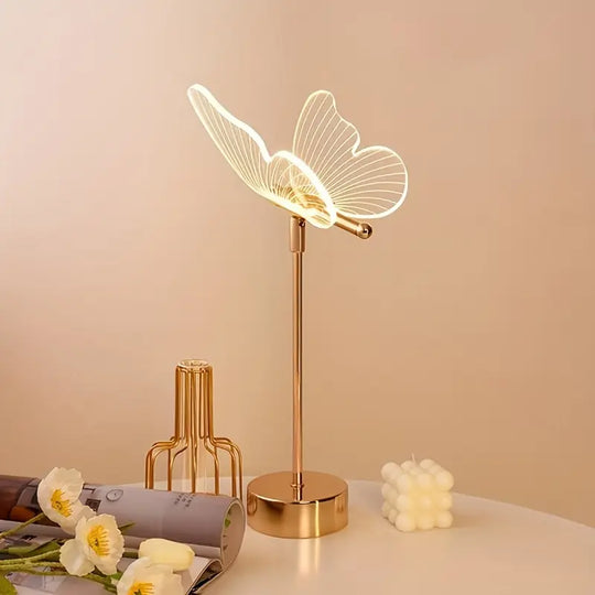 USB Vlinder Tafellamp | Tricolor LED Nachtlamp