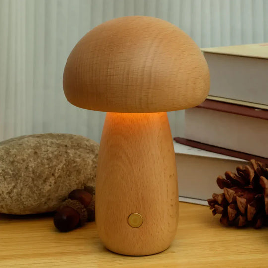 Nachtlamp in Paddenstoelvorm