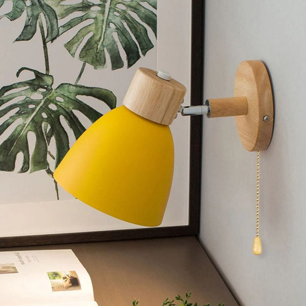 Scandinavische Houten Hanglamp