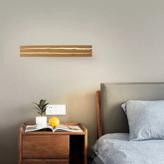 Moderne Houten Riss Wandlamp