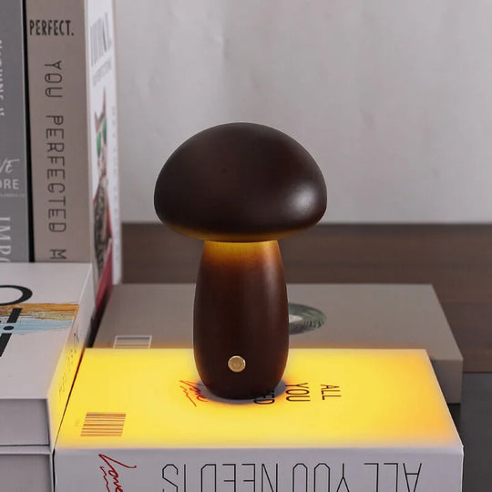 Nachtlamp in Paddenstoelvorm
