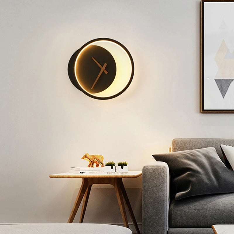 Wandklok - Modern LED Ontwerp - Zacht Achtergrondlicht