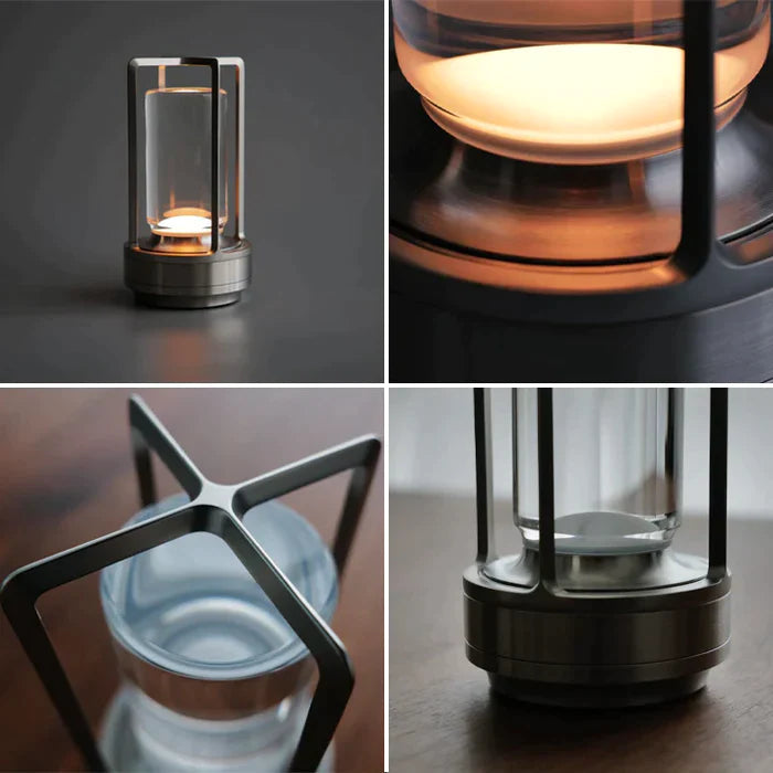 Kristall-Laterne | Luxe Tafelverlichting