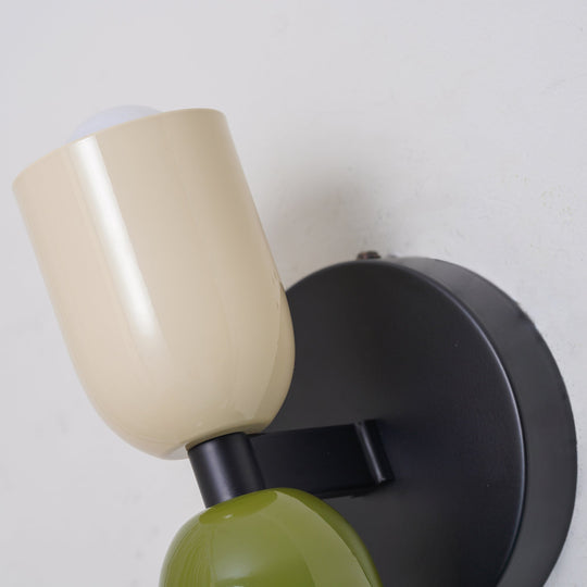 Vintage dubbele kop Creatieve Home Deco Wandlamp