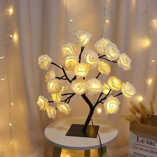 LED Rozenbloem Tafel Lamp