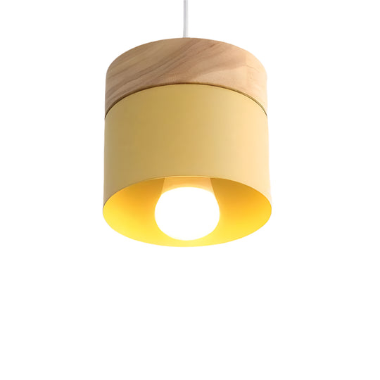 Houten hanglamp