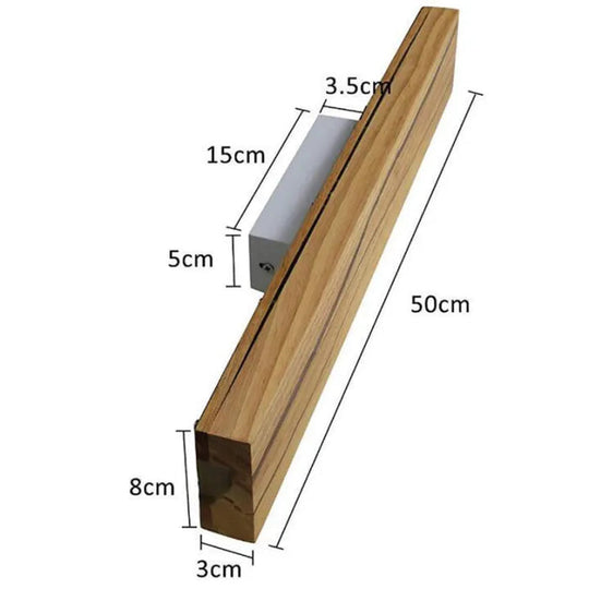 Moderne Houten Riss Wandlamp