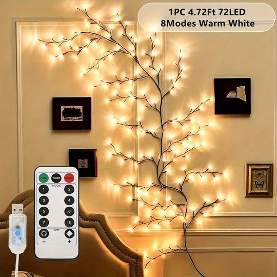 Buigbare Wilgentak Lamp met 72/96 LEDs