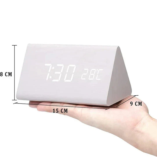 Houten LED Digitale Wekker