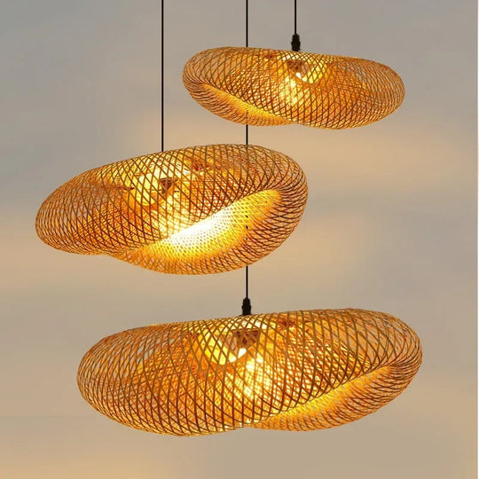 Hanglamp van bamboe