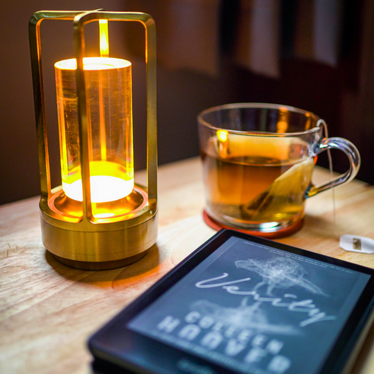 Kristall-Laterne | Luxe Tafelverlichting