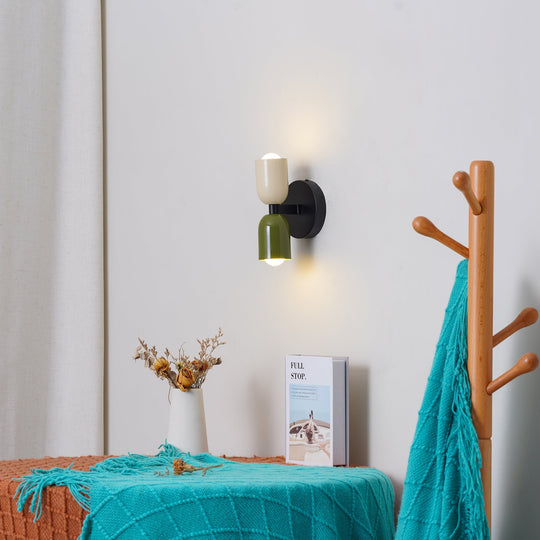 Vintage dubbele kop Creatieve Home Deco Wandlamp