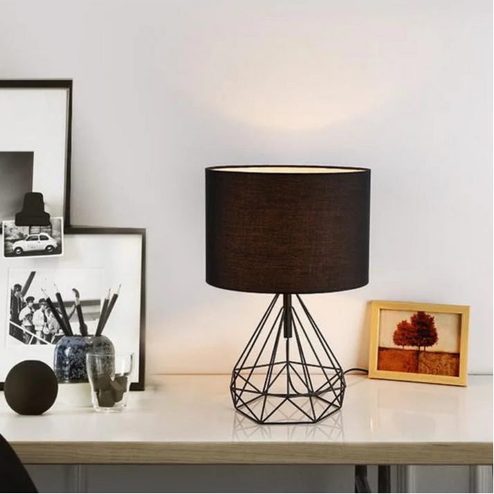 Nordic Retro Geometric Tafellamp