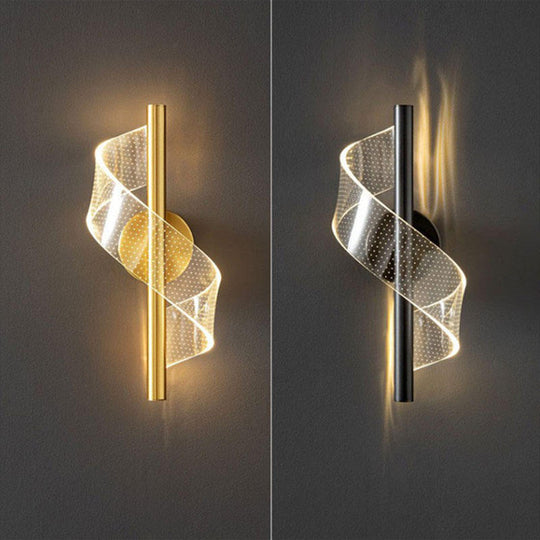 Luxe wandlamp met glazen kandelaars