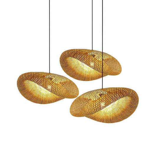 Hanglamp van bamboe