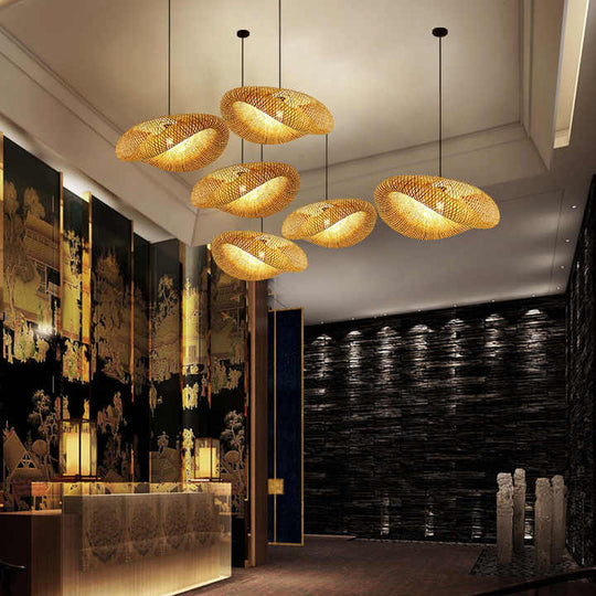 Hanglamp van bamboe