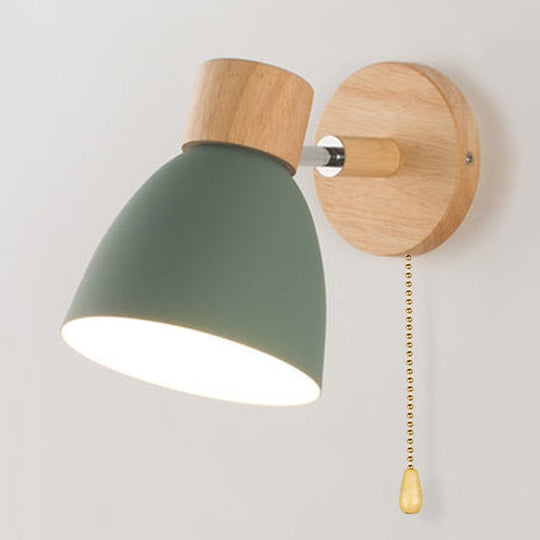 Scandinavische Houten Hanglamp