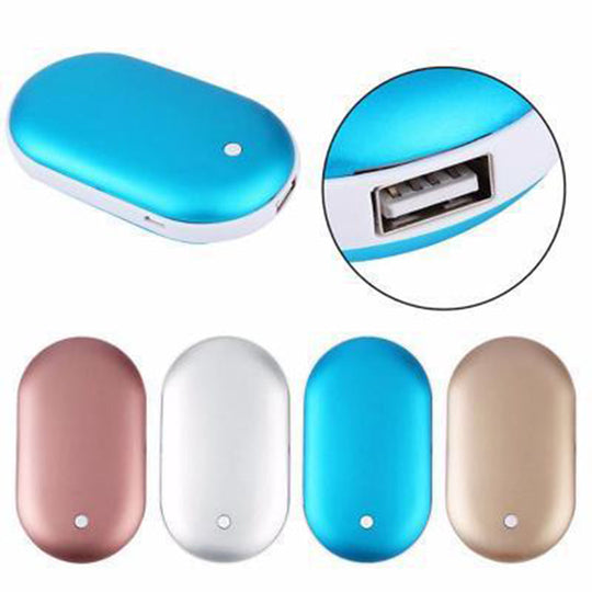 Oplaadbare Handwarmers met Powerbankfunctie