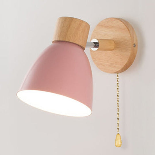 Scandinavische Houten Hanglamp