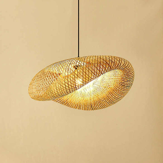 Hanglamp van bamboe