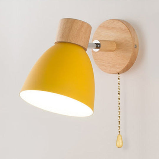 Scandinavische Houten Hanglamp