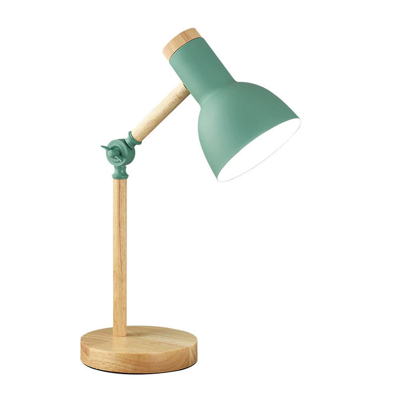 Scandinavische Houten Bureau Lamp