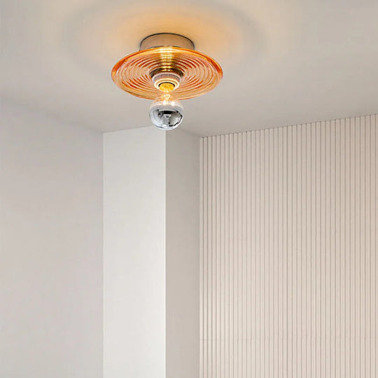 Vintage LED Glazen Wandlamp